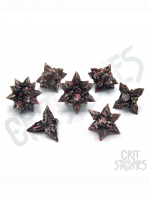 Kostky Brutal Bane Metal - RPG Dice Set  (7 ks)
