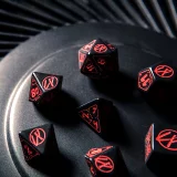 Kostky Cyberpunk - Red RPG Set (černé)