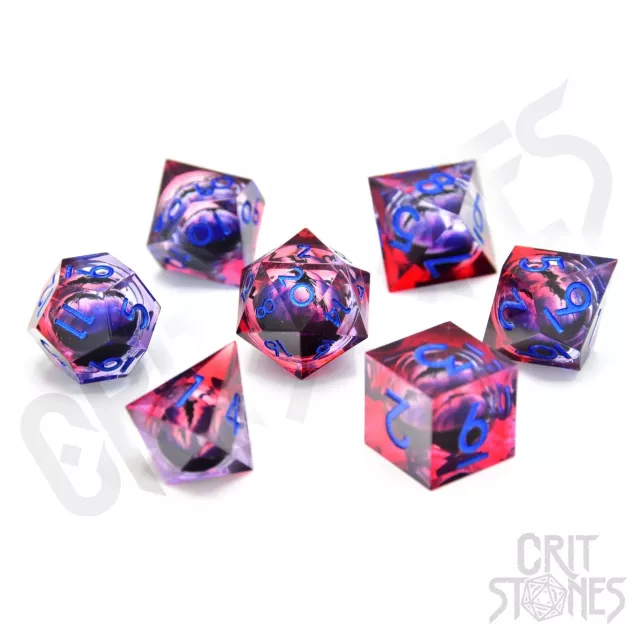 Kostky Elder Dragon's Gaze Floating Eye - RPG Dice Set (7 ks)