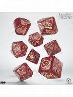 Kostky Game of Thrones - Lannister (8 ks)