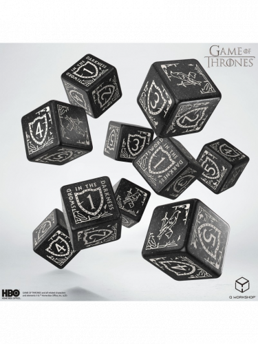 Kostky Game of Thrones - Nights Watch (10 ks)