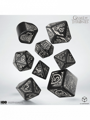 Kostky Game of Thrones - Nights Watch (8 ks)