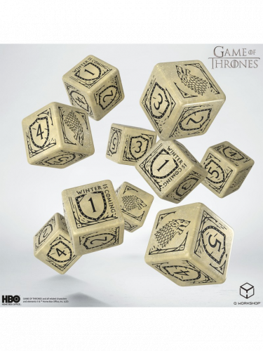 Kostky Game of Thrones - Stark (10ks)