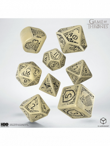 Kostky Game of Thrones - Stark (8ks)