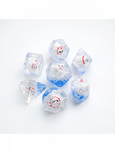 Kostky Gamegenic - Embraced Series - Polar Bear RPG Dice Set (7 ks)