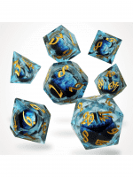 Kostky Ice Dragon's Gaze Floating Eye - RPG Dice Set  (7 ks)