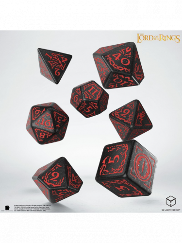 Kostky Lord of the Rings - Mordor (7 ks)