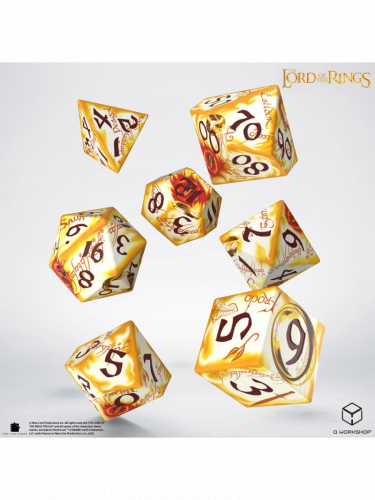 Kostky Lord of the Rings - Whitefire Radiance (7 ks)
