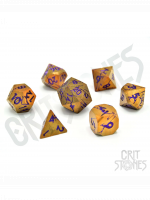 Kostky Shattered Sigils Metal - RPG Dice Set  (7 ks)