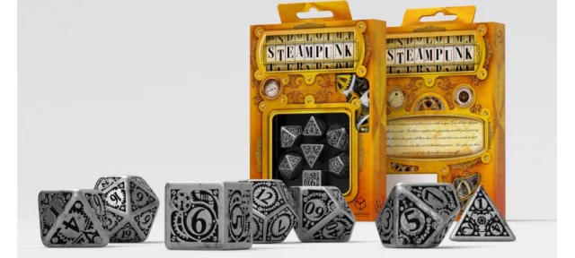 Kostky Steampunk - Metal Set (kovové)