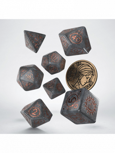 Kostky Zaklínač - Elder Blood (7 ks)