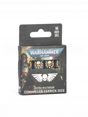 Kostky Warhammer: 40,000 - Astra Militarum: Commissar Yarrick Dice (16 ks)