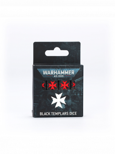 Kostky Warhammer: 40,000 - Black Templars Dice (16 ks)