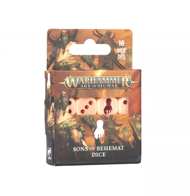 Kostky Warhammer Age of Sigmar - Sons of Behemat Dice (16 ks) - Desková hra