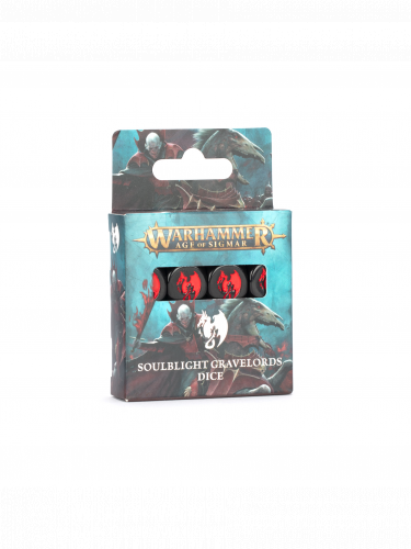 Kostky Warhammer Age of Sigmar - Soulblight Gravelords Dice (16 ks)
