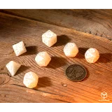 Kostky Zaklínač - Ciri (mlhově-bílé)