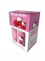 Dárkový set Hello Kitty - My Heart (hrnek, klíčenka, podtácek)