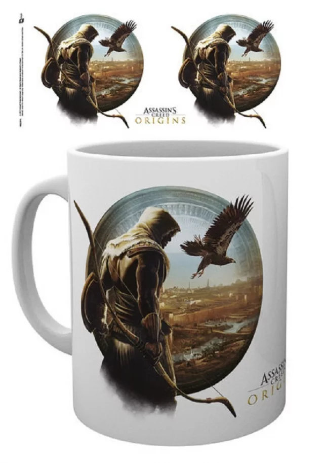 Hrnek Assassins Creed: Origins - Eagle Mug bílý