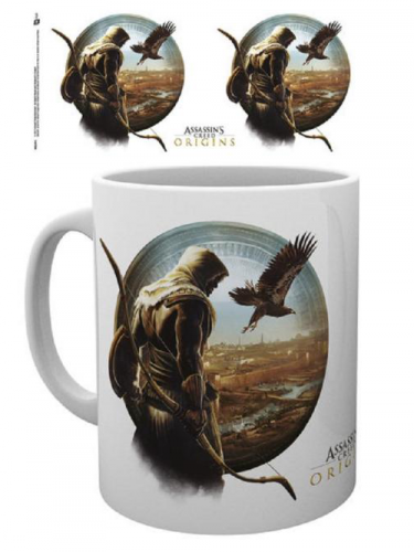 Hrnek Assassins Creed: Origins - Eagle Mug bílý