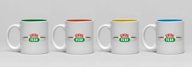 Hrnek Friends - Central Perk Espresso Sada - 4 ks