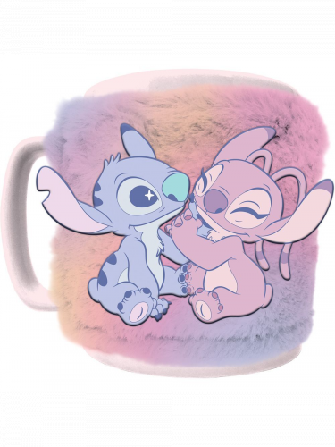 Hrnek Lilo & Stitch - Angel and Stitch (+ plyšový návlek)