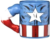 Hrnek Marvel - Captain America (3D)