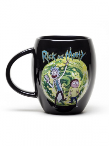 Hrnek Rick and Morty - Portal černý