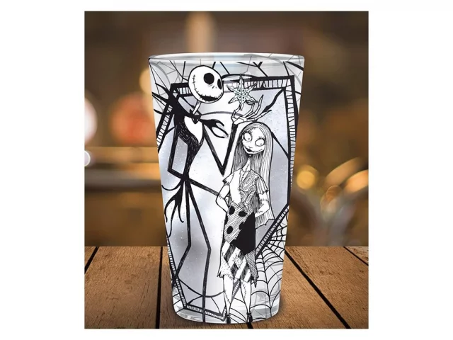 Sklenice The Nightmare Before Christmas - Jack & Sally