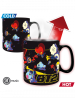 Hrnek BT21 - Space XL (měnící se)