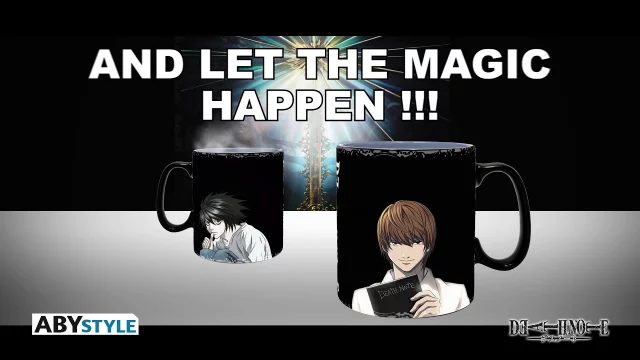 Death Note heat change mug Kira & L by ABYstyle