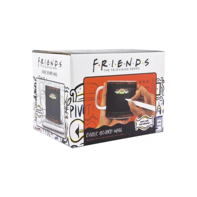 Hrnek Friends - Central Perk Chalkboard (popisovatelný)