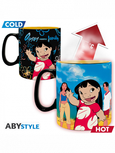 Hrnek Lilo & Stitch - Lilo & Stitch XL (měnící se)