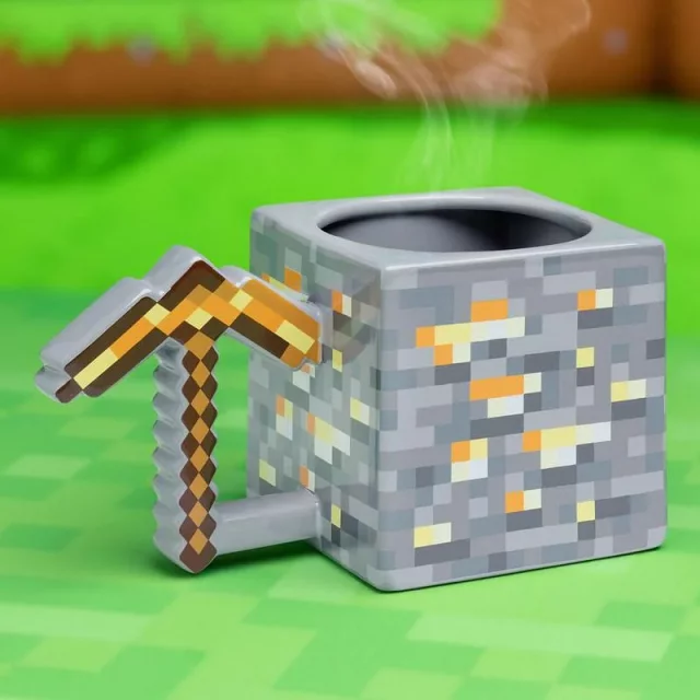 Hrnek Minecraft - Golden Pickaxe
