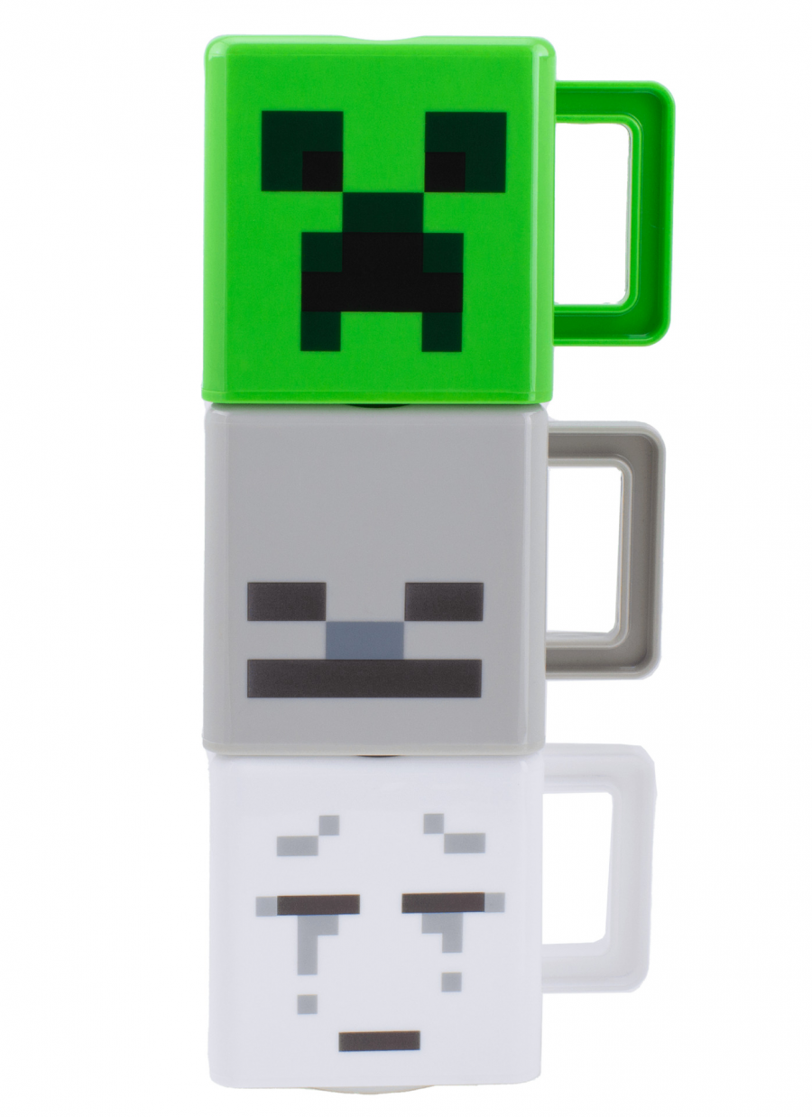 Maxi-Profi Hrnek Minecraft - Stacking Mugs (sada 3 hrnků)