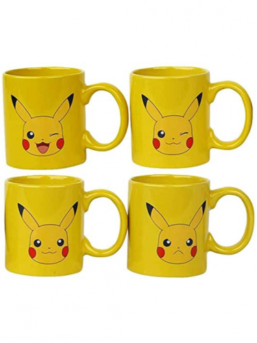 Hrnek Pokémon - Espresso Sada Pikachu - 4 ks