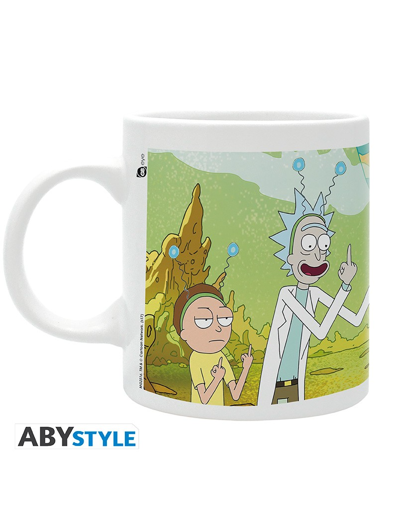 ABYstyle Hrnek Rick and Morty - Peace Among Worlds