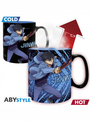 Hrnek Solo Leveling - Jinwoo & Igris (měnící se)