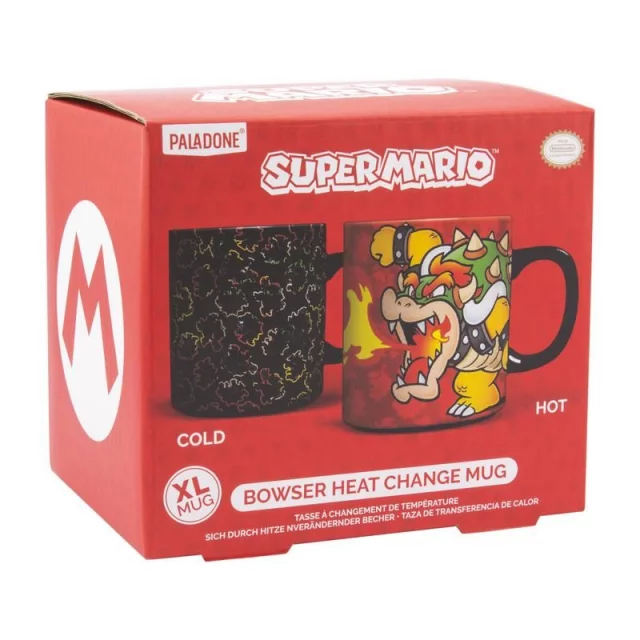 Hrnek Super Mario - Bowser XL (měnící se)