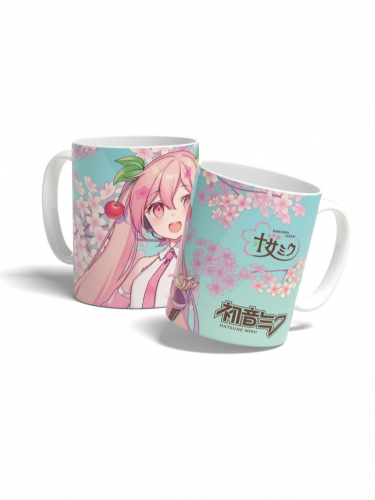 Hrnek Vocaloid - Sakura Miku Cherry Blossom