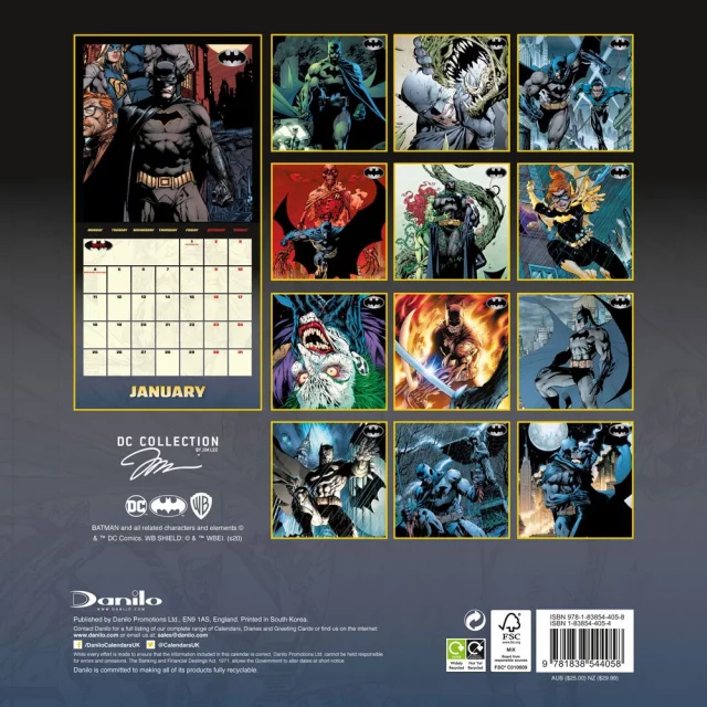 Kalendář Batman 2021 DOPRODEJ
