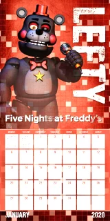 Kalendář Five Nights At Freddys 2020