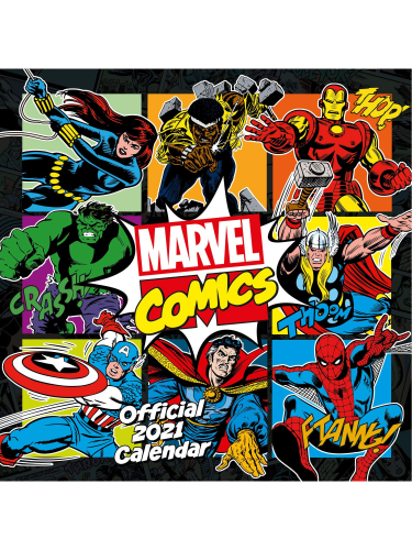 Kalendář Marvel 2021