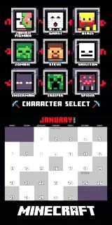 Kalendář Minecraft 2020 - Mini