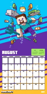 Kalendář Minecraft 2021