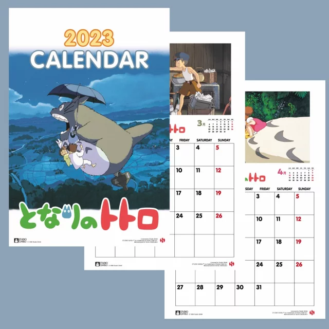 My Neighbor Totoro Calendar 2023 English Version