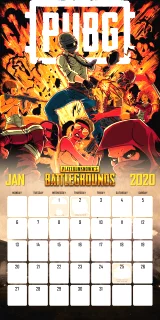 Kalendář Playerunknown's Battleground 2020