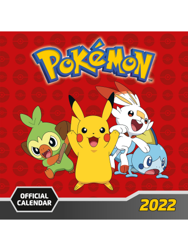 Kalendář Pokémon 2022