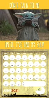 Kalendář Star Wars: The Mandalorian - The Child 2021