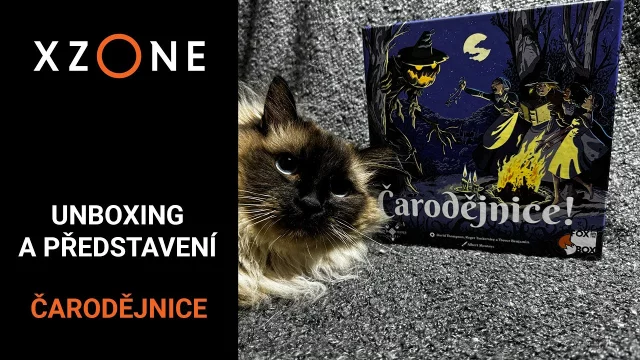 Unboxing a představení karetní hry Čarodějnice!