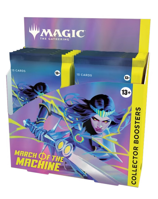 Blackfire Karetní hra Magic: The Gathering March of the Machine - Collector Booster Box (12 Boosterů)